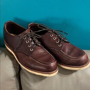 Vintage Chippewa Heritage Leather lower Men's Shoes Red 8.5 D